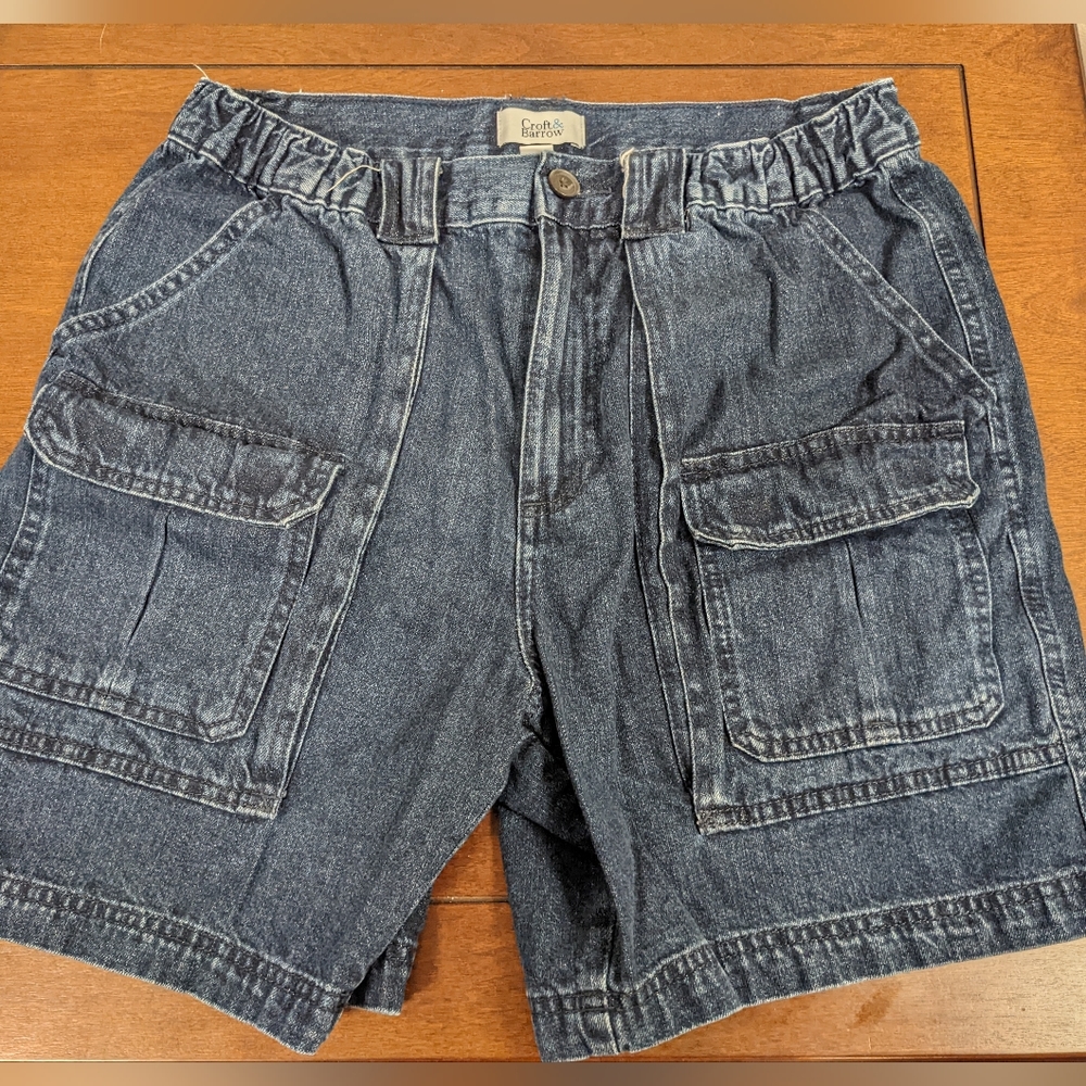 Men's Cargo Jean Shirts, Size 32